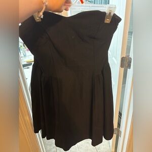 Allegra K Black Strapless Dress